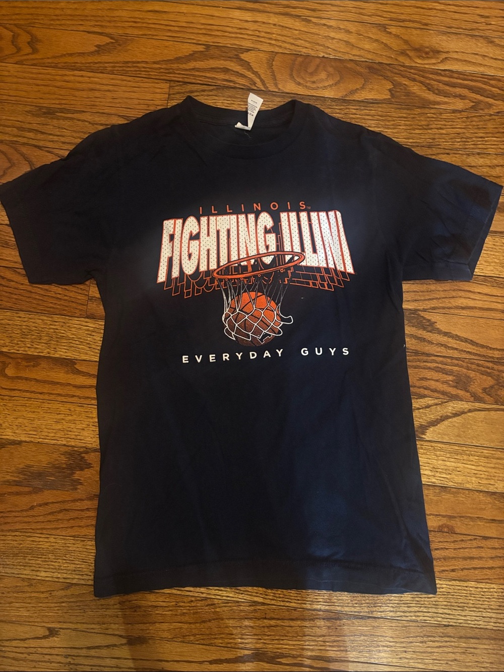 Illinois Fighting Illini Navy Graphic Tee